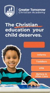 Check out Greater Tomorrow Christian Academy for your education needs!  Now Enrolling!
